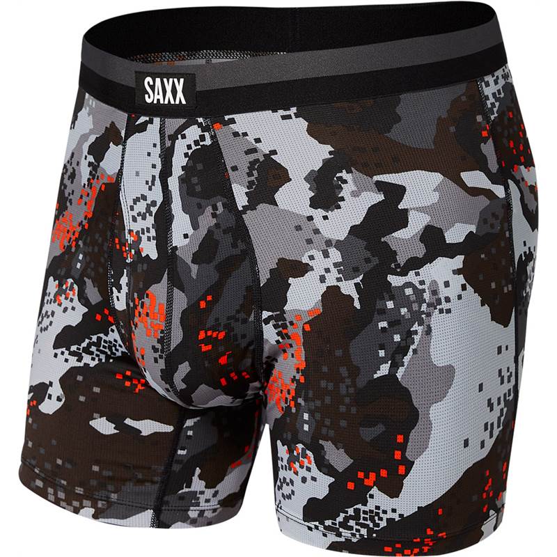 SAXX Mens Sport Mesh Fly Boxer Briefs-5